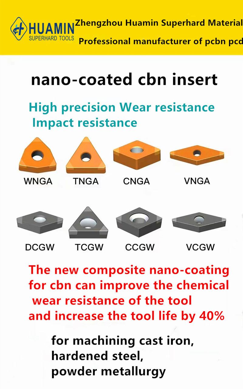 pcbn Brazing inserts TPGN160308 PCD insert TPGN160308 The workpiece material : Hardened steel alumin(图6)